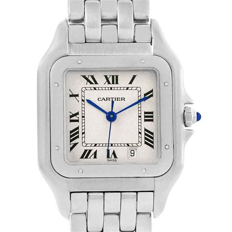 cartier unisex watches|stainless steel cartier panthere watch.